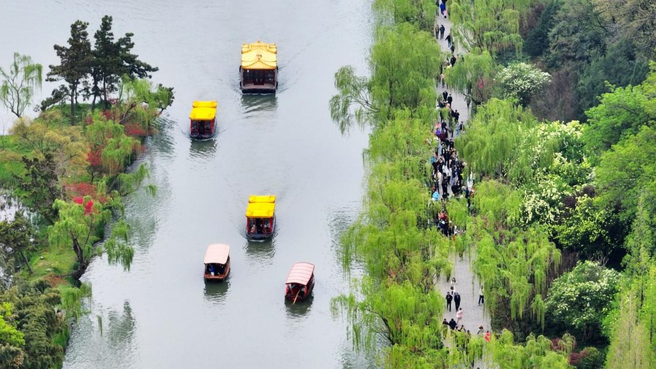 Jiangsu we wschodnich Chinach z rekordową liczbą turystów