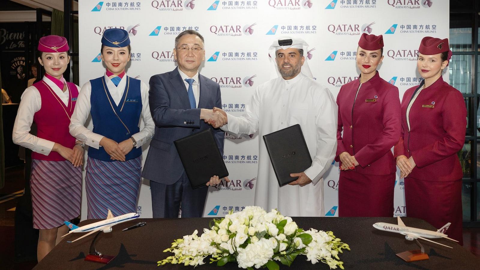 Qatar Airways i China Southern Airlines wzmacniają partnerstwo