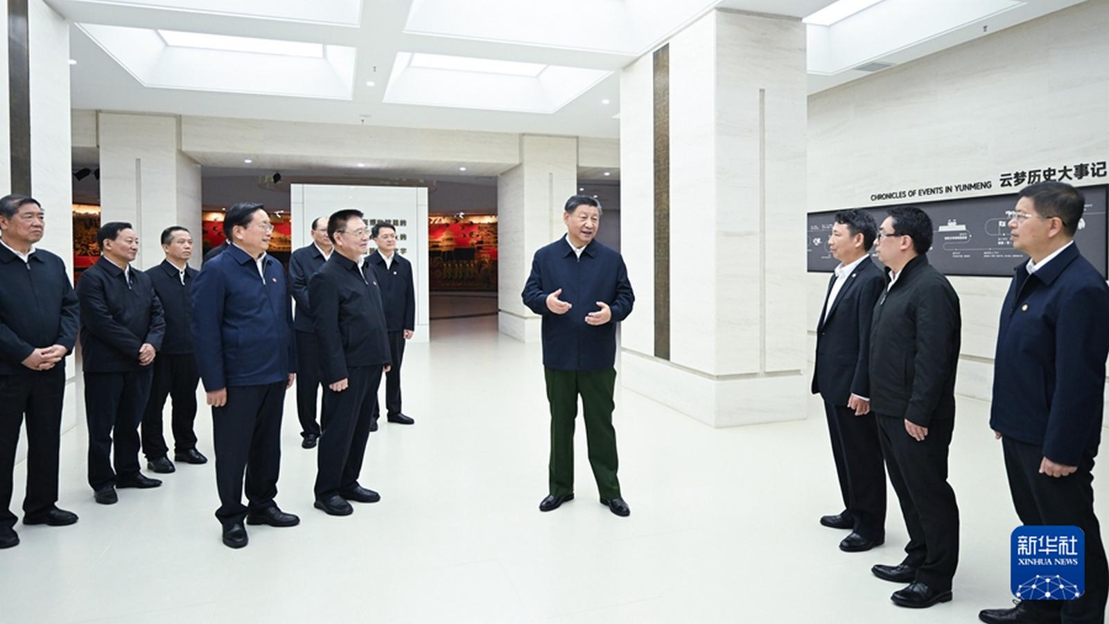 Xi Jinping przeprowadził inspekcję w prowincji Hubei