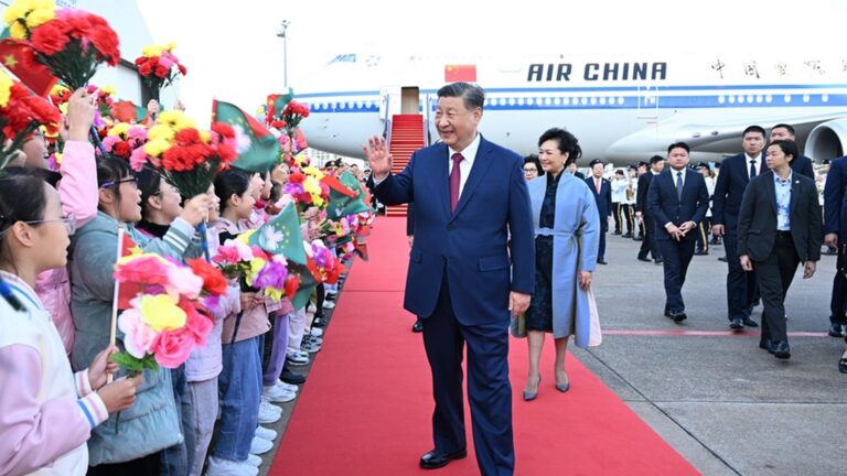 ​Xi Jinping wygłosił przemówienie na lotnisku w Makau