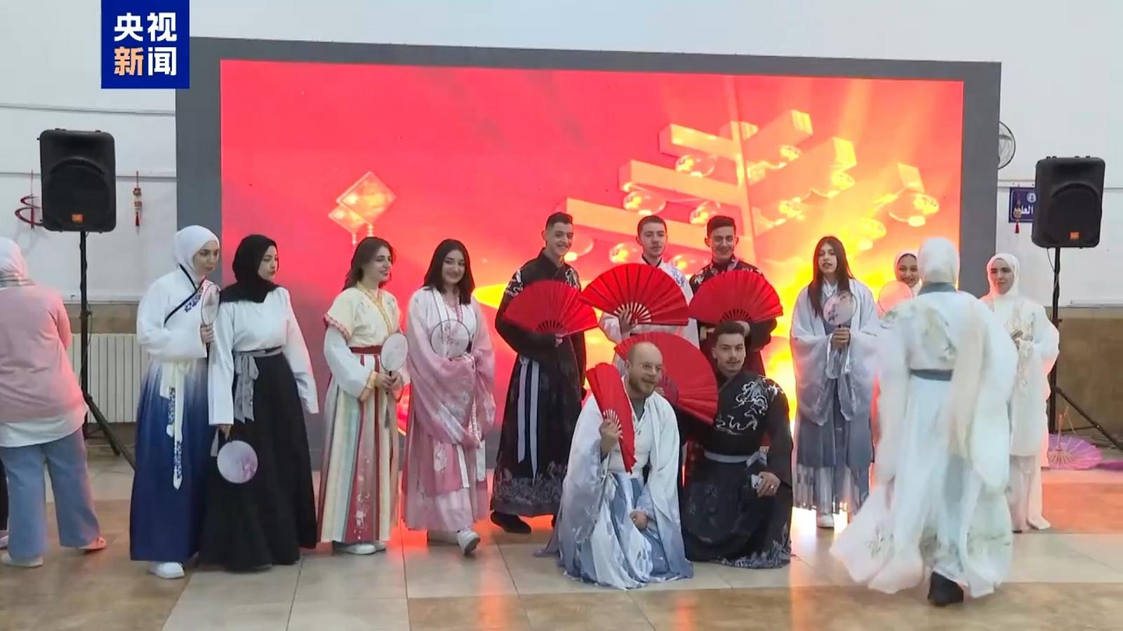 Pokaz filmu promocyjnego Gali Święta Wiosny CMG w Jordanii